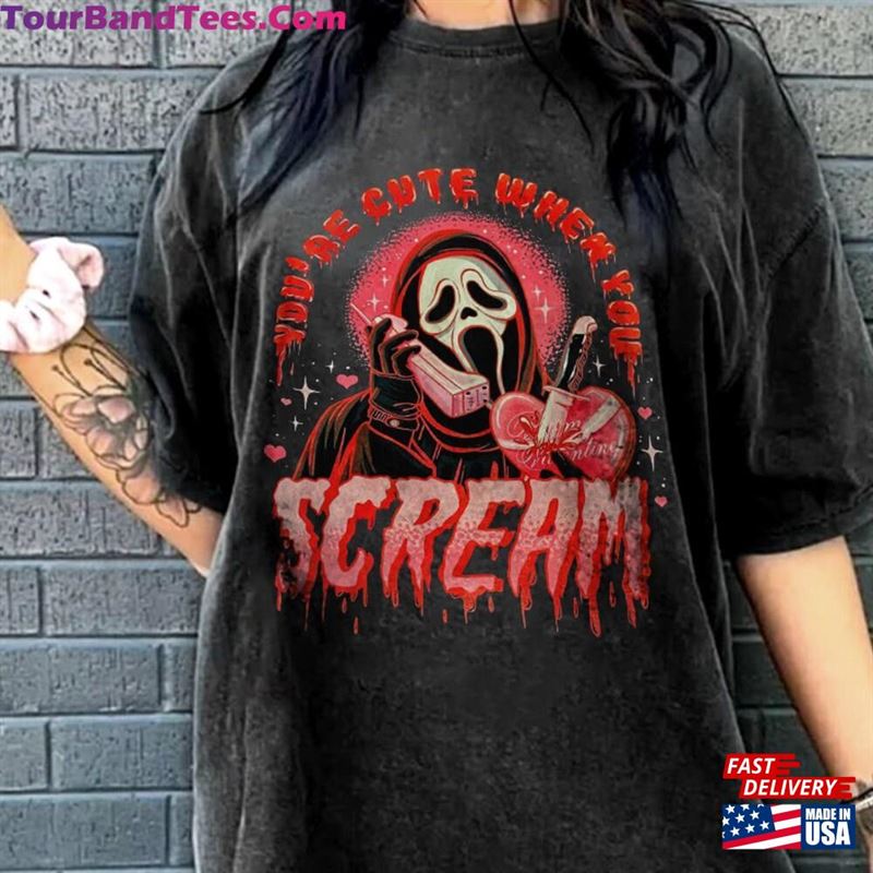 You’Re Cute When Scream Shirt Horror Movie T-Shirt Sweatshirt 29Uf119140 – Utopia Fashion