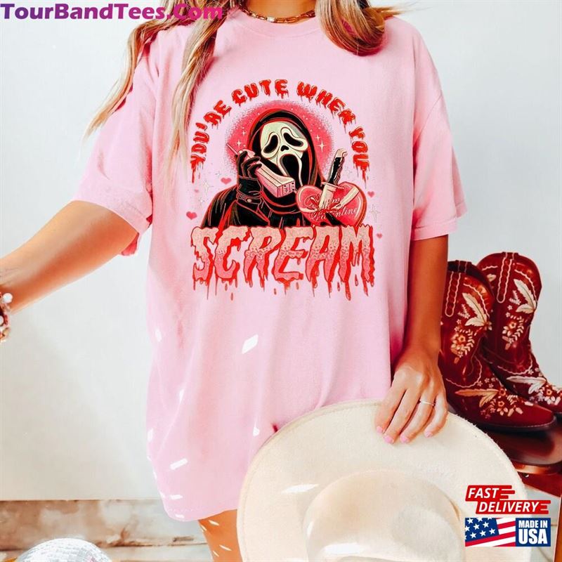 You’Re Cute When Scream Shirt Horror Movie T-Shirt Sweatshirt 29Uf119140 – Utopia Fashion