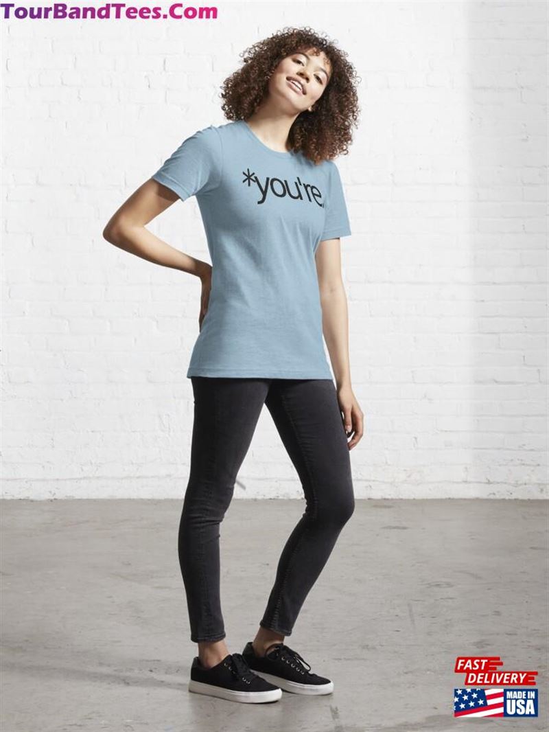 You’Re Grammar Nazi T-Shirt! Black Essential T-Shirt Sweatshirt 29Uf141462 – Utopia Fashion