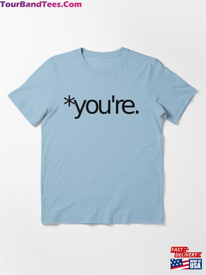 You’Re Grammar Nazi T-Shirt! Black Essential T-Shirt Sweatshirt 29Uf141462 – Utopia Fashion