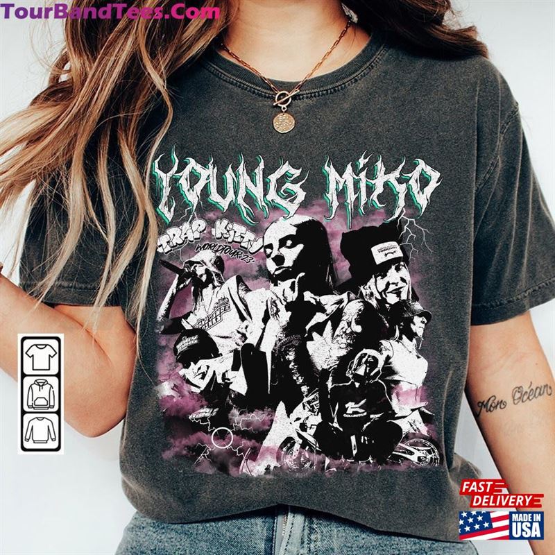 Young Miko Rap Shirt Trap Kitty World Tour Vintage 90S Y2K Sweatshirt Unisex 29Uf124368 – Utopia Fashion