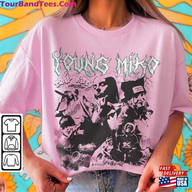 Young Miko Rap Shirt Trap Kitty World Tour Vintage 90S Y2K Sweatshirt Unisex 29Uf124368 – Utopia Fashion