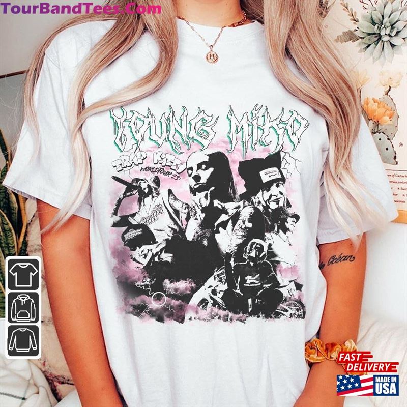 Young Miko Rap Shirt Trap Kitty World Tour Vintage 90S Y2K Sweatshirt Unisex 29Uf124368 – Utopia Fashion