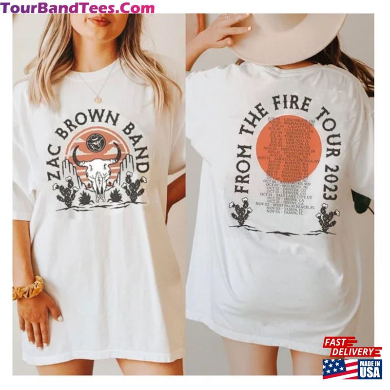 Zac Brown Band T-Shirt From The Fire Tour Sweatshirt Country Music Tee Classic Hoodie 29Uf124330 – Utopia Fashion