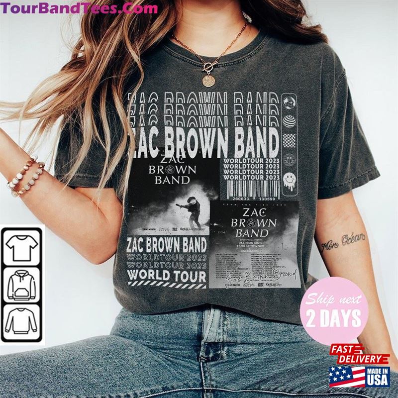 Zac Brown Band Music Shirt Sweatshirt Y2K Merch Vintage 90S From The Fire Tour Tickets Album Graphic Tee Hoodie Classic 29Uf122679 – Utopia Fashion