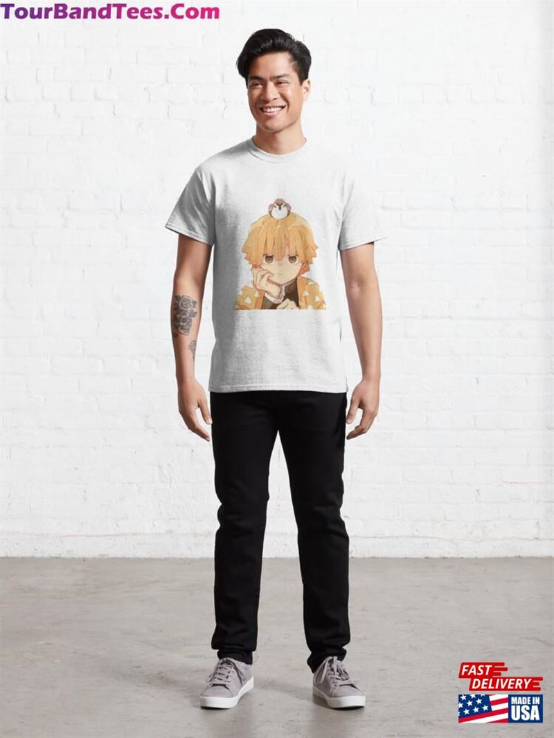 Zenitsu Kamado Anime Classic T-Shirt Hoodie 29Uf141656 – Utopia Fashion