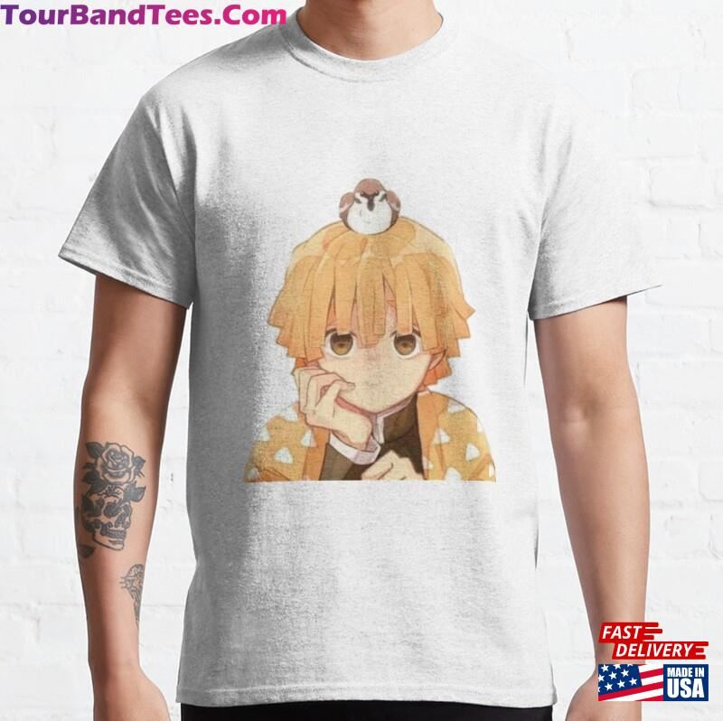 Zenitsu Kamado Anime Classic T-Shirt Hoodie 29Uf141656 – Utopia Fashion