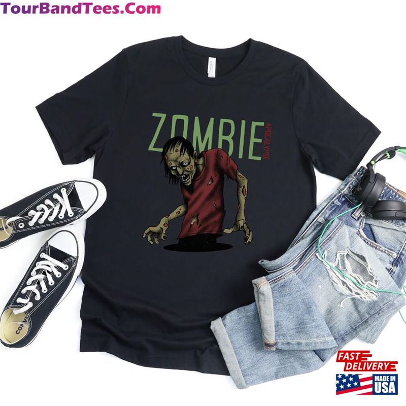 Zombie Apocalypse Graphic Classic T-Shirt 29Uf123123 – Utopia Fashion