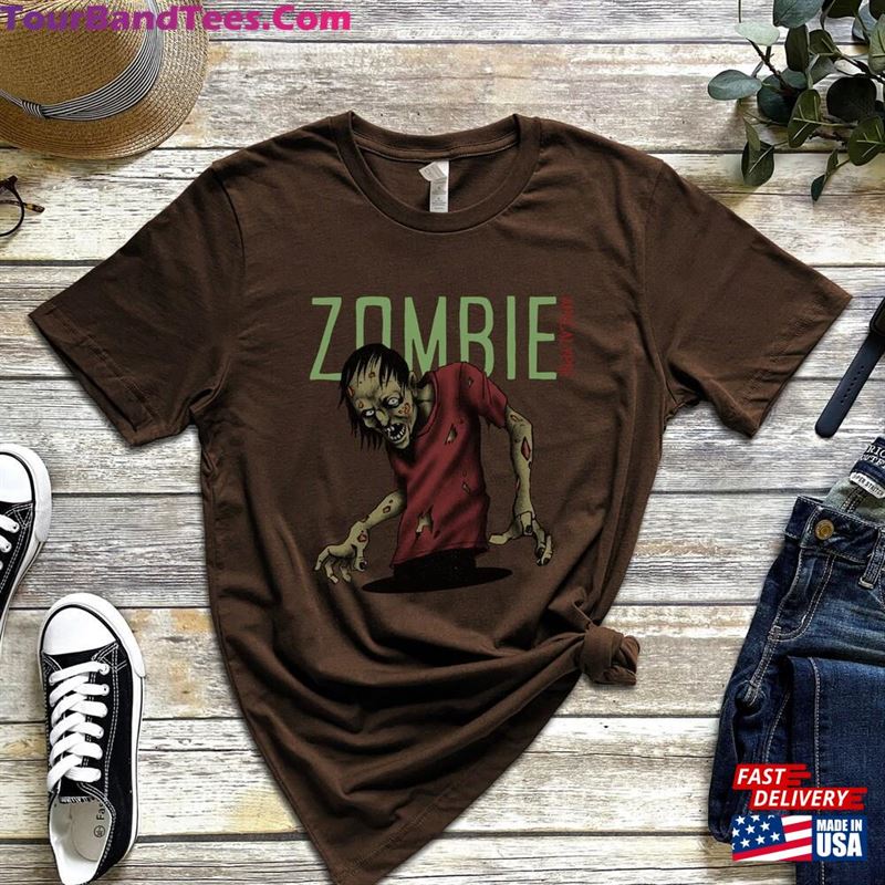 Zombie Apocalypse Graphic Classic T-Shirt 29Uf123123 – Utopia Fashion