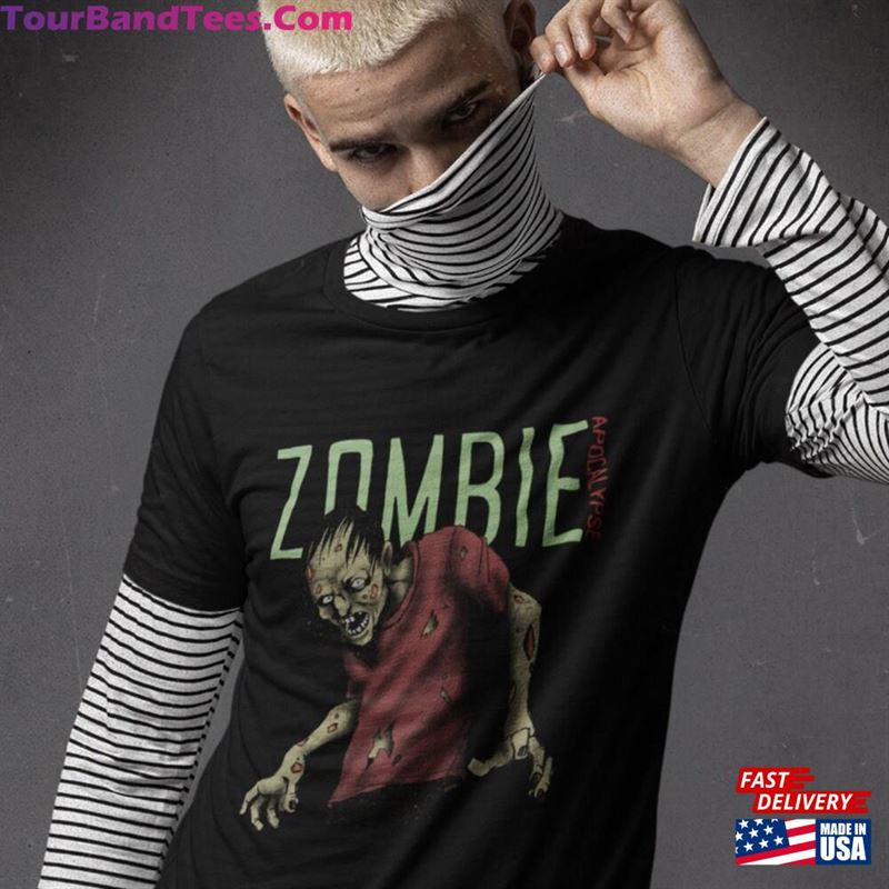 Zombie Apocalypse Graphic Classic T-Shirt 29Uf123123 – Utopia Fashion